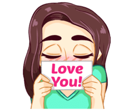 Hani Happy Go Lucky Girl sticker #11226346