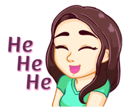 Hani Happy Go Lucky Girl sticker #11226350