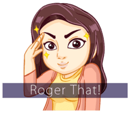 Hani Happy Go Lucky Girl sticker #11226353