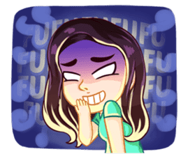 Hani Happy Go Lucky Girl sticker #11226360