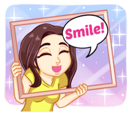 Hani Happy Go Lucky Girl sticker #11226361