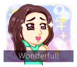 Hani Happy Go Lucky Girl sticker #11226362