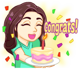 Hani Happy Go Lucky Girl sticker #11226364