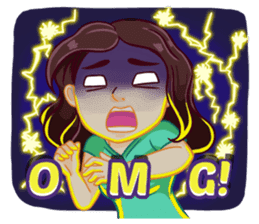 Hani Happy Go Lucky Girl sticker #11226365