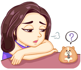 Hani Happy Go Lucky Girl sticker #11226368