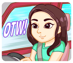 Hani Happy Go Lucky Girl sticker #11226375