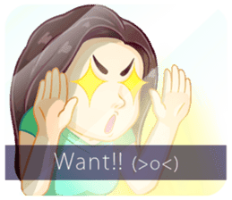 Hani Happy Go Lucky Girl sticker #11226376