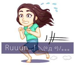 Hani Happy Go Lucky Girl sticker #11226380