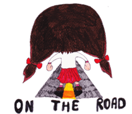 Ardina, a girl in red skirt sticker #11226487