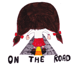 Ardina, a girl in red skirt sticker #11226487