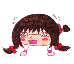 Ardina, a girl in red skirt sticker #11226499