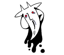 Devil-YAGI (Goat) sticker #11226579