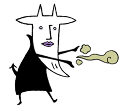 Devil-YAGI (Goat) sticker #11226581