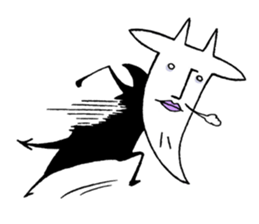 Devil-YAGI (Goat) sticker #11226582