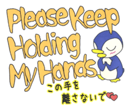 Love message Penguin sticker #11226756