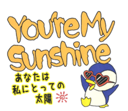 Love message Penguin sticker #11226761