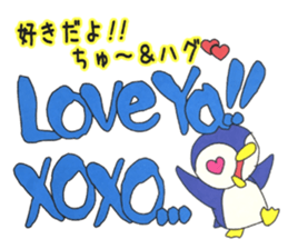 Love message Penguin sticker #11226783