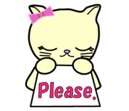 Chiara's cathy cats.English Ver.3 sticker #11227344