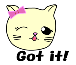 Chiara's cathy cats.English Ver.3 sticker #11227346