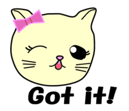 Chiara's cathy cats.English Ver.3 sticker #11227346