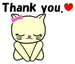 Chiara's cathy cats.English Ver.3 sticker #11227349