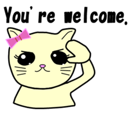 Chiara's cathy cats.English Ver.3 sticker #11227350