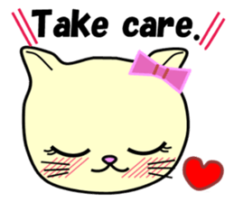 Chiara's cathy cats.English Ver.3 sticker #11227351