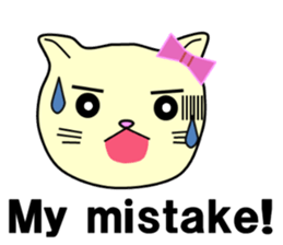 Chiara's cathy cats.English Ver.3 sticker #11227354