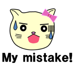 Chiara's cathy cats.English Ver.3 sticker #11227354