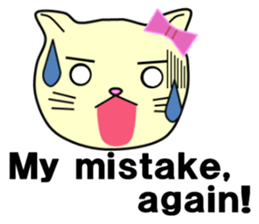 Chiara's cathy cats.English Ver.3 sticker #11227355