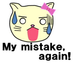 Chiara's cathy cats.English Ver.3 sticker #11227355