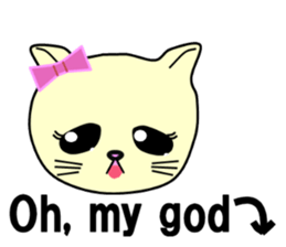 Chiara's cathy cats.English Ver.3 sticker #11227357