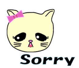 Chiara's cathy cats.English Ver.3 sticker #11227359