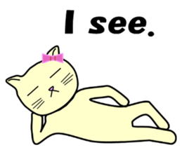 Chiara's cathy cats.English Ver.3 sticker #11227361