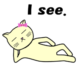 Chiara's cathy cats.English Ver.3 sticker #11227361