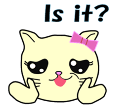 Chiara's cathy cats.English Ver.3 sticker #11227362