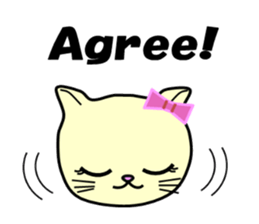 Chiara's cathy cats.English Ver.3 sticker #11227363