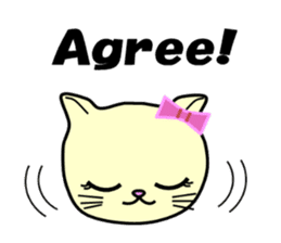 Chiara's cathy cats.English Ver.3 sticker #11227363