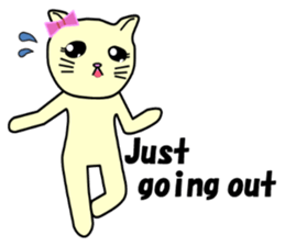 Chiara's cathy cats.English Ver.3 sticker #11227365