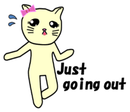 Chiara's cathy cats.English Ver.3 sticker #11227365