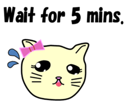 Chiara's cathy cats.English Ver.3 sticker #11227366