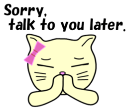 Chiara's cathy cats.English Ver.3 sticker #11227368