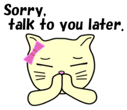 Chiara's cathy cats.English Ver.3 sticker #11227368