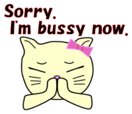 Chiara's cathy cats.English Ver.3 sticker #11227369