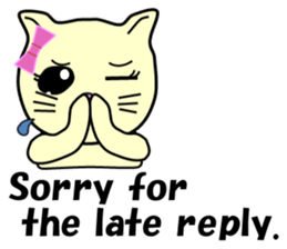 Chiara's cathy cats.English Ver.3 sticker #11227370