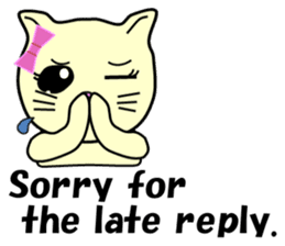 Chiara's cathy cats.English Ver.3 sticker #11227370