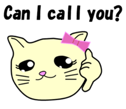 Chiara's cathy cats.English Ver.3 sticker #11227371