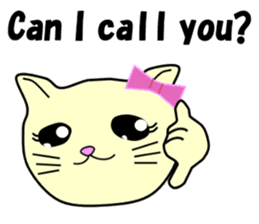 Chiara's cathy cats.English Ver.3 sticker #11227371