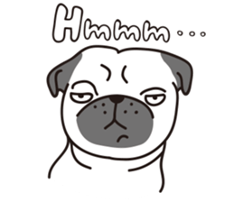 Mr.Pug , Stop nagging! sticker #11227468