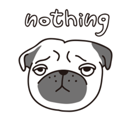 Mr.Pug , Stop nagging! sticker #11227470